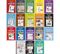 Diary of a Wimpy Kid Series, Vol 1-18, 18 Books Collection Hardcover Set, by Jeff Kinney