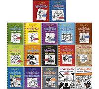 Diary of a Wimpy Kid The Ultimate Complete 17 Books Collection Set by Jeff Kinney (The Meltdown & Wrecking Ball & Movie Diary & Movie Diary: The Next Chapter [Hardcover])