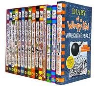 Diary of A Wimpy Kid Ultimate Complete 15 Books Set Collection (Wrecking Ball (Hardback) Meltdown (Paperback) Getaway (Paperback))