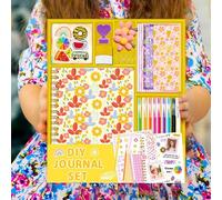 Diary Set for Girls, Girls Stationery Diary Set,Scrapbook Journal Kit Diary Set | Cute Craft Set with Sticker, Stationery for Girls and Teens
