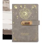Diary with Lock | A5 Personal Information Notebook, Portable Journal Notebook | for Adults Teens Writers Travelers Students Birthday Holiday Home Office Apartment
