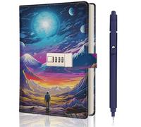 Diary with Lock for Boys Kids Lockable Journals Notebook Gifts for 8 - 18+