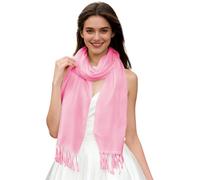 DiaryLook Ladies Scarf Women Pashmina Shawls Wraps Brides Bridesmaids Wedding Evening Dresses Solid Color