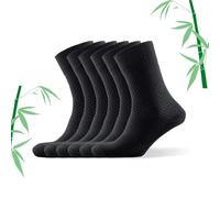 DiaryLook Mens Socks 6 Pack, Comfor Breathable Bamboo Socks Men, Soft Navy /Gray /Black Socks Mens Multipack Size 5-8, 9-12, 12-14 UK