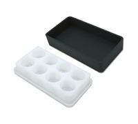 Diarypiece Crystal UV Storage Box with UV Protection Epoxy Resin Casting UV Mixing Box Color Mixing Box Tools Storage Box Molds for Epoxy Resin Uv Resin Molds Silicone Epoxy Resin Molds Silicone