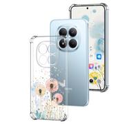 DiaryTown Clear Case Compatible with Xiaomi Redmi Note 15 Pro Plus 5G Crystal Cute Pattern Girls Women Transparent Cover Shockproof Silicone Protective Phone Case for Redmi Note 15 Pro+ 5G - Dandelion
