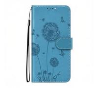 DiaryTown Wallet Case for Samsung Galaxy A57 5G Phone Case Dandelion Pattern with Credit Card Holder Purse Kickstand Shockproof Magnetic Protective Flip Case Cover for Galaxy A57 5G - Light Blue