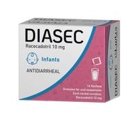 Diasec Infants Sachet 16s | Anti-Diarrheal Sachet for Babies |Acute Diarrhea Relief for Infants - 10MG