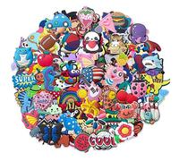 Lot of 20,50,100 pcs Random PVC Different Shoe Charms for Shoe Decoration, Cartoon 50pcs