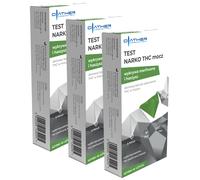 Diather Narko THC drug test for marijuana and hashish in urine - 3 pcs.