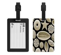 Diatom Microscopy Luggage Tags for Suitcases Personalized Luggage Tags Business Card Holder Travel ID Bag Tag with Address Card Quick Spot Baggage Identifier for Carry On
