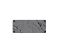 Diatom mud absorbent pad storage rack suitable for kitchen and bathroom, designed for moisture control, quick drying, and growth prevention (Marble Deep Grey)