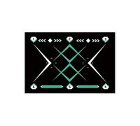 Diatom Mud Soccer Training Mat 15.75"×23.62" Noise Reduction Home Football Training Mat(Color 1)