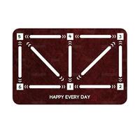 Diatom Mud Soccer Training Mat Non-slip Noise Reduction Home 15.75"×23.62" Football Training Mat(Color 2)