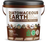 Diatomaceous Earth Powder Bucket Duster Pest Control Natural Insecticide Powder Bed Bug Killer, Mites Flea & Tick, Ant Killer, Crawling Insect Solution Non-Toxic DE Feed Grade (1kg)