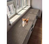 Diatomaceous Earth Cat Windowsill Mat, Non-Slip Quick Drying Cushion Pad for Sills, Protective Cover for Home Use