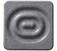 Diatomaceous Earth Coaster Delivers Absorption and Reliable Stability on Wet or Dry Countertops Safe Material for Repeated Contact (Square Deep gray)