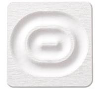 Diatomaceous Earth Coaster With High Absorption Rate And Controlled Grip Suitable For Regular Use On Bathroom Sink Or Kitchen Counter(Square White)