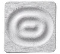 Diatomaceous Earth Coaster With High Absorption Rate And Controlled Grip Suitable For Regular Use On Bathroom Sink Or Kitchen Counter(Square Medium gray)