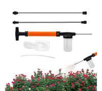 Diatomaceous Earth Duster,with 2 Extension Pole Handheld Spreader | Garden Duster Powder Applicator,for Home Greenhouse Farm Garden Indoor Outdoor Backyard Lawn