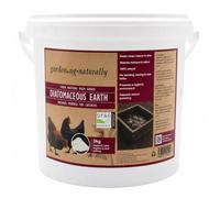 Diatomaceous Earth Organic - High grade for Poultry - Natural Chicken Coop Powder to Absorb Moisture and Reduce Odour - For Bedding, Nesting Boxes and Dust Baths - 500g, 1kg, 2kg, 5kg (2kg)