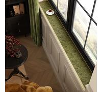 Diatomaceous Earth Window Sill Protector, Waterproof Window Sill Mat, Anti-Skid Bay Window Mat, Dog Cat Perch Bench, for Offices, Kitchens, Balconies(Green,20x150cm/8x59in)