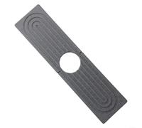 Diatomite Faucet Mat Absorbing Drying Tray Set Kitchen Sink Organizer Bathroom Water Catcher Coaster Soap Dish Sponge Holder Quick-Dry Stone Material(Dark Gray)