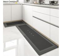 Diatomite Kitchen Mat NonSlip WashableHome Printed Bath Rug Shower Mat Kitchen(50x120cm Black) Ultimate t & Sle