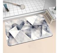 Diatomite Stone Bath Mat 120x170cm Super Absorbent Bathroom Mat, Non-Slip Quick Dry Bathroom Rug, Fast Drying Floor Bath Mats for Bathroom Toilet Bathtub Shower Room Doormat Kitchen Simple 16-1235