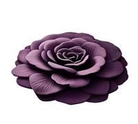 Diatomite Stone Bath Mat - Diatomaceous Earth Mat,3D Realistic Flower Pattern Non-Slip Fast Drying 15.75x15.75in For Bathtub