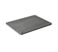 Diatomite Stone Drying Mat for Kitchen Counter - Absorbent Dish Drying Mat, 30 x 40 cm, Quick-Dry & Reusable, Non-Slip Diatomaceous Earth Mat for Dishes, Bowls, Potted Plants(Dark gray)