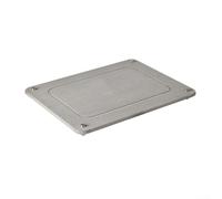 Diatomite Stone Drying Mat for Kitchen Counter - Absorbent Dish Drying Mat, 30 x 40 cm, Quick-Dry & Reusable, Non-Slip Diatomaceous Earth Mat for Dishes, Bowls, Potted Plants(Gray)