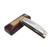 Diatonic Blues Barmonica Harp Tone Organ 10 Holes 20 Tone, Blues Harmonica 1072-Db Key, Suitable for Students, Children, Bands, Professional Players, Beginners and Adults Standard Harmonica