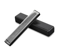 Diatonic Harmonica 24-hole Polyphonic C Harmonica Single-tone Harmonica Adult Beginner Harmonica 12-tone Full Tune(E key)
