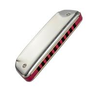 Diatonic Harmonica Harp ABS Comb Progressive Professional Musical Instruments For Melodic Players harmonica Beginners (Color : Key-Eb)