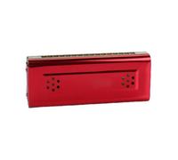 Diatonic Harmonica Musical Instruments Harmonica Two-tone Harmonica Vibrate Beginner Or Lover Double-sided Tremolo(Red)