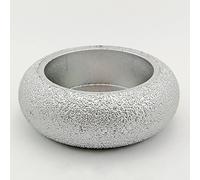 DIATOOL 3 Inch/75MM Diamond Grinding Wheel Convex Curve Brazed for Stone Abrasive Grinding disc Vacuum brazed Profile Hand Diamond Wheel Grit 60 （Diamond Height 25mm）