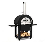 Diavolo Napoletana Pizza Oven Wood Stove Stainless Steel