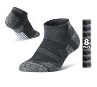 Diawsome No Show Socks Performance Cotton Cushioned Ankle Low Cut Comfort Athletic Socks 8 Pack