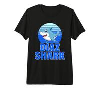 Diaz Shark Family Reunion Squad First Last Name Premium T-Shirt