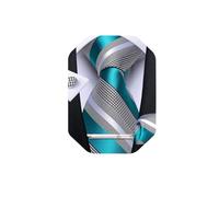 DiBanGu Silk Ties for Men Formal Striped Necktie and Pocket Square | 5PCS, Woven, Handkerchief, Tie Clip, Cufflinks, Classic, Durable For Wedding Party, Father’s Day Gift with Premium Gift Box