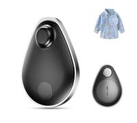 dibdib Utags 1Pack Air Tracker Item Finders with Find My(iOS Only) Track Your Keys,Wallet,Luggage,Backpack,Super Lightweight,Suitable for Children,Elderly,Comes with 1 Beautiful Hidden (Black)