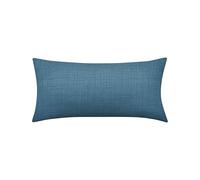 dibea Elegant Renforcé Cushion Cover Made of 100% Cotton, 40 x 80 cm, 2-Piece Set Reversible Cushion Cover for Any Season, Easy to Clean and Dimensionally Stable, Includes Oeko-Tex Certificate, Blue