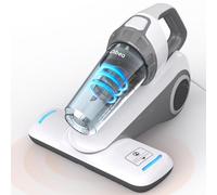 dibea Handheld Bed Vacuum Cleaner Machine, Anti-Mites Mattress Vacuum Cleaner with 15KPa Suction, UV-C Light, Washable HEPA Filter for Deep Clean Bedbugs, Mites, Hair, Dust on Sofa, Couch, Carpet