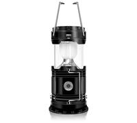 DIBMS Solar Camping Lantern, Collapsible LED Solar USB Rechargeable Lantern Flashlight Emergency Hanging Lights for Camping Hurricanes Power Outages Indoor Outdoor
