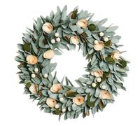 Dibor 35cm Crocus & Berry Xmas Decor Front Door Wreath Christmas Wreath in Green Dibor Green