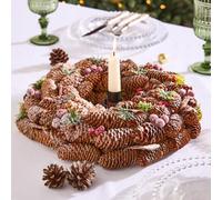Dibor 36cm Berries Xmas Wreath Christmas Dining Table Centerpiece Dibor Multicolor