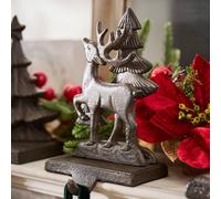 Dibor 3D Reindeer Decorative Stocking Hook Christmas Stocking Holder in Brown | Size: 1 Pack Dibor Brown 1 Pack