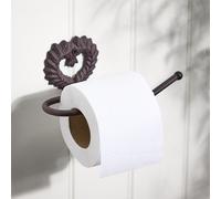 Dibor Antique Brown Cast Iron Heart Toilet Roll Holder Dibor Brown
