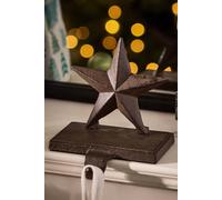 Dibor Antique Brown Star Stocking Hook for Fireplace Christmas Stocking Holder | Size: 1 Pack Dibor Brown 1 Pack